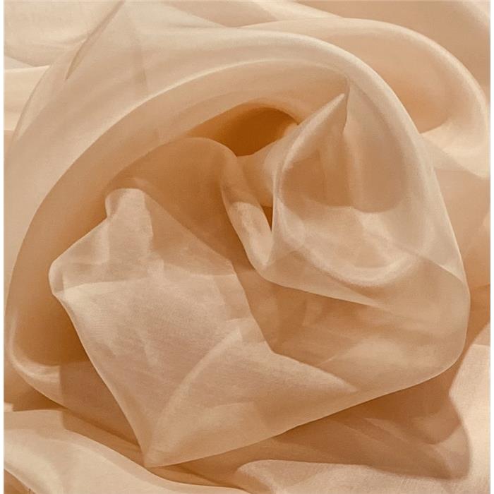 ORGANZA 100% SETA COL.NUDE 649