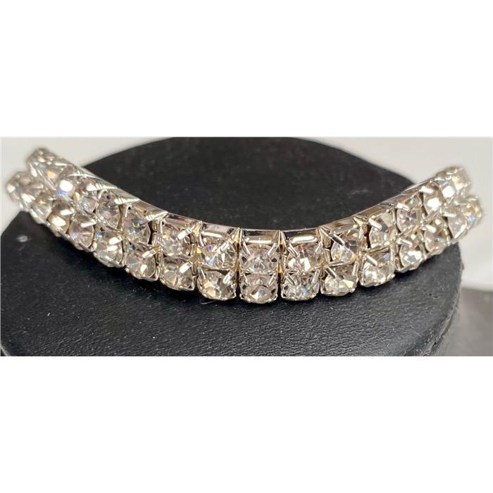 BRACCIALE STRASS /40 2fili (x5)
