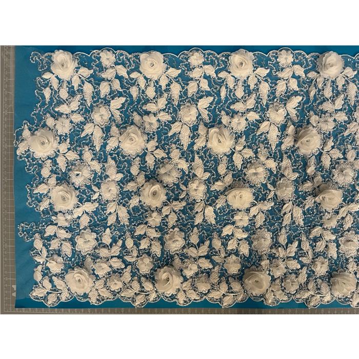 PIZZO RICAMATO AC.31677.101.01-40m*E 50%NYLON+50%RAYON