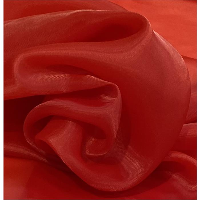 ORGANZA 100% POL-MG7053 col.F410.ROSSO 82g/ml